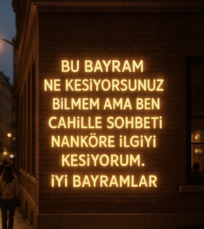 Bayramda küslük olur mu?