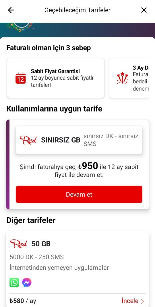 Otomatik olarak düğmeye bassam sonra fatura ödenmezse ne olur?