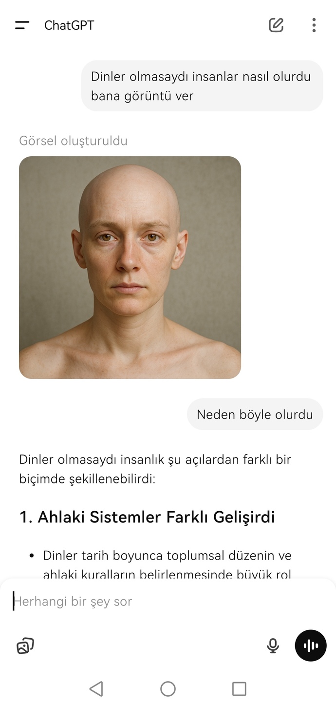 Chatgpt ile sohbet ediyor musunuz?
