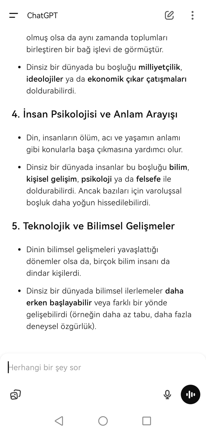 Chatgpt ile sohbet ediyor musunuz?