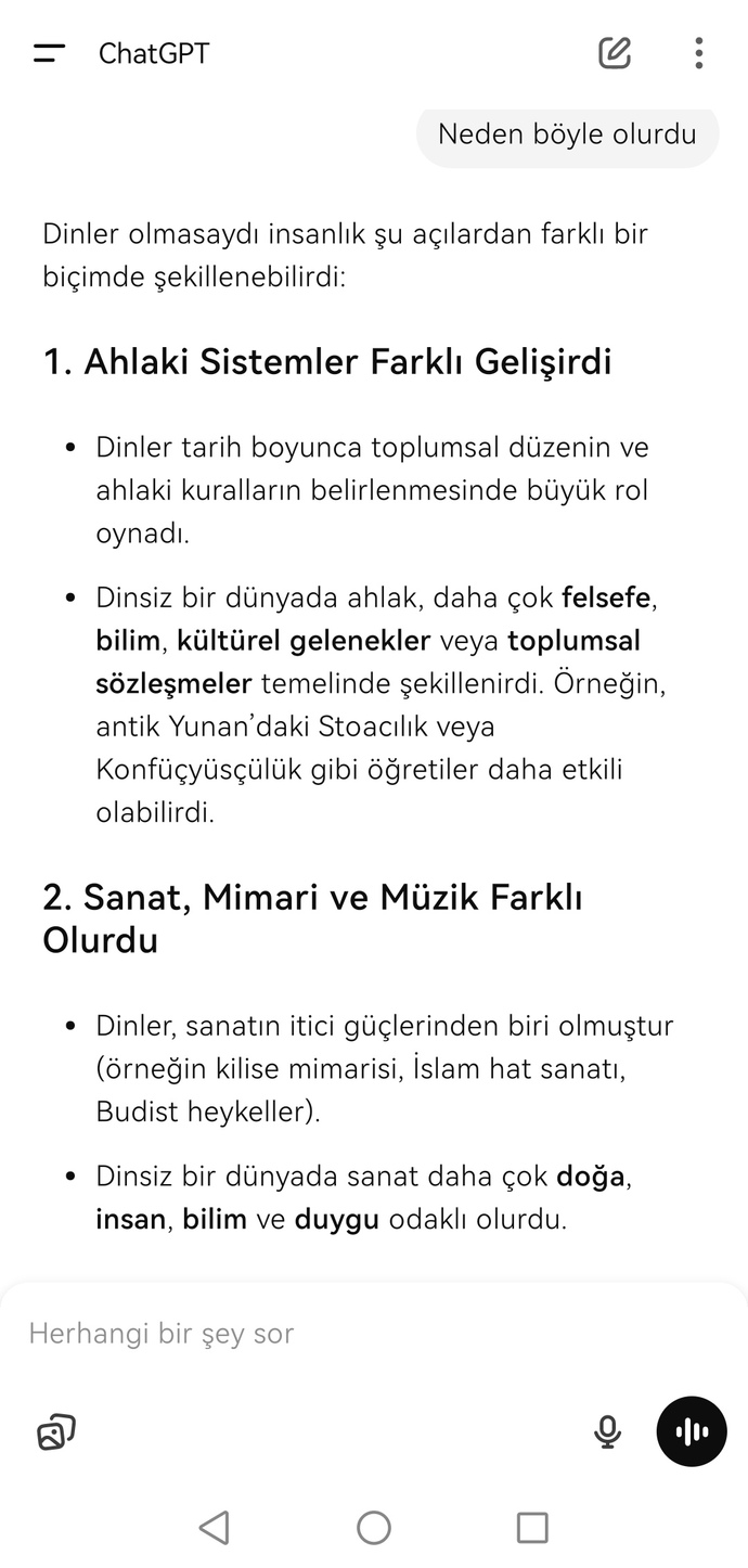 Chatgpt ile sohbet ediyor musunuz?