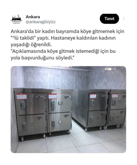Köye gitmemek için bahane üretir misiniz?