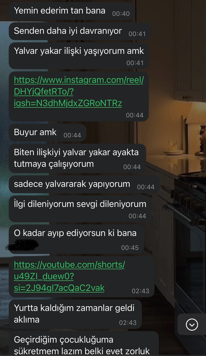 Bayramda memlekete geldim sevgilimin tutumuna bakın?