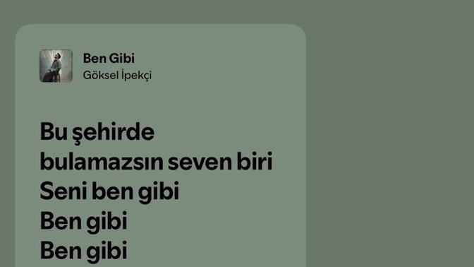 Bu şarkı sözü paylaşan biri aşk acısı mi çekiyordur sevgilisi mi vardır?