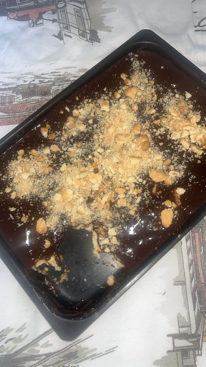 Bu bisküvi pastasının hepsini yer misiniz?