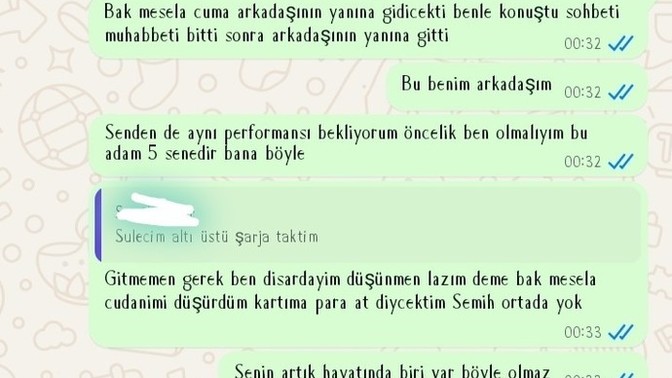 Sözlüm yüzüğü attı bu mesajdan sonra?