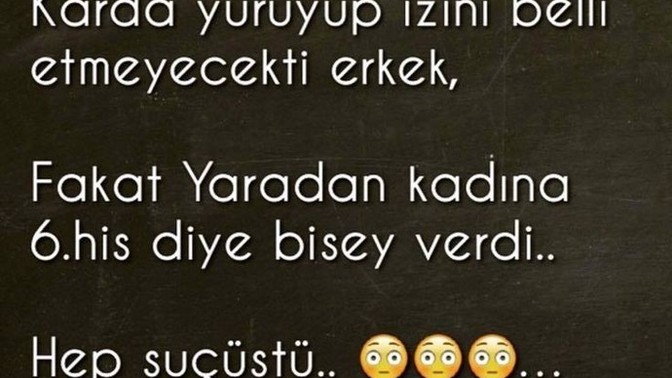6. hislerinize güveniyormusunuz?