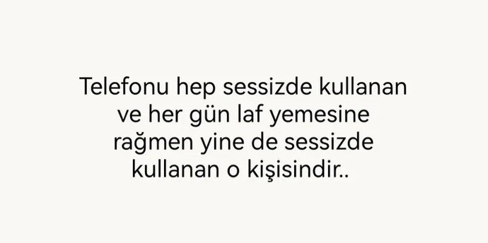 Telefonunuzu sessizde mi kullanırsınız?