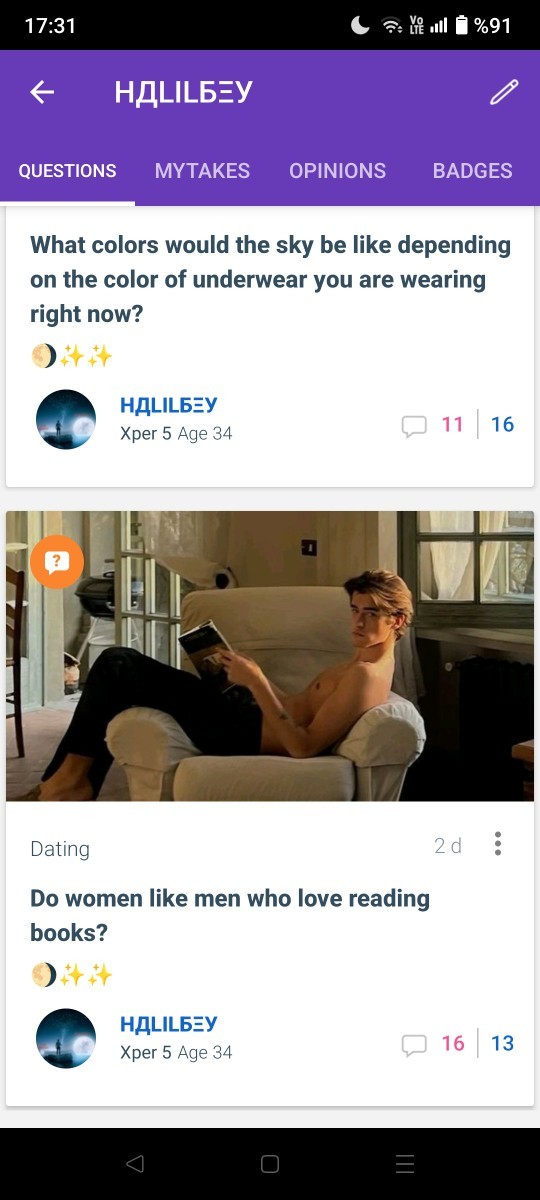 Karşı cinse güveniyor musunuz?