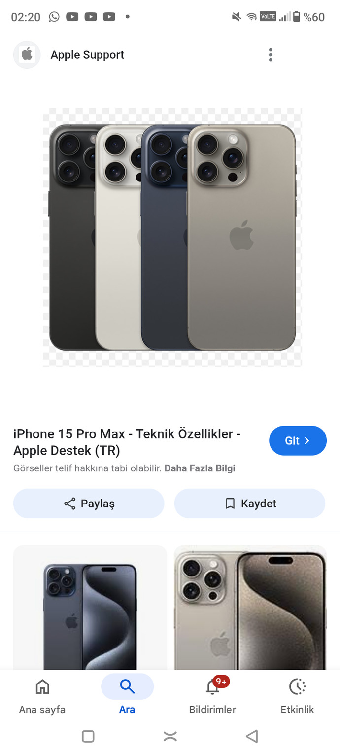 Hangi renk iPhone alınmaz? Ben beyaz siyah ve Gri arasında kaldım gerçekten ama çöl titanyum almazdım benim tarzım değil?