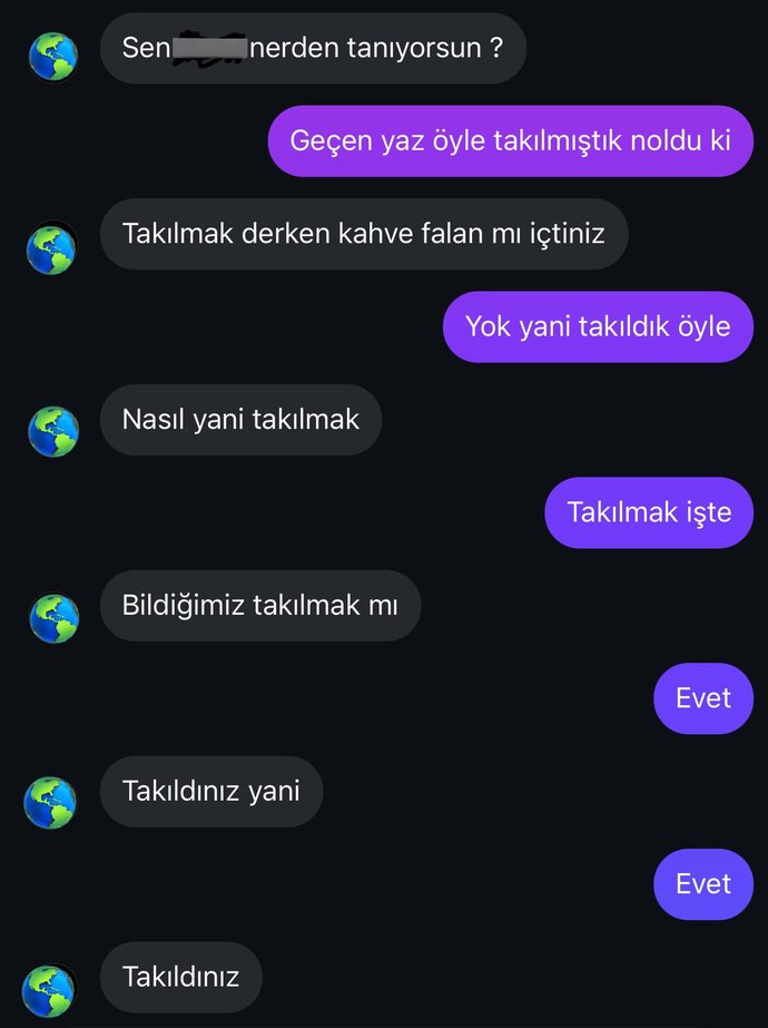Böyle mesaj gelse ne tepki verirdiniz :D?