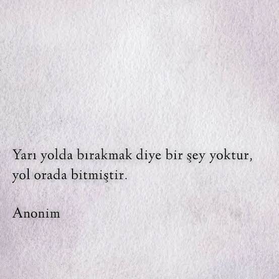 Yarı yolda bırakıldınız mı?