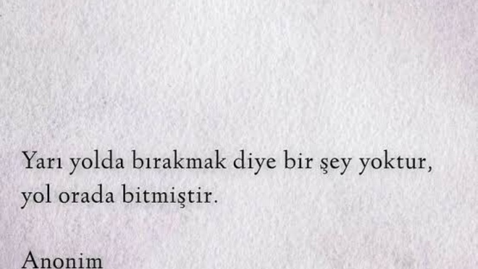 Yarı yolda bırakıldınız mı?