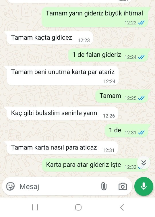 Sizce bu sohbet normal mi ben niye böyleleriyle muhatap olmak zorundayım?