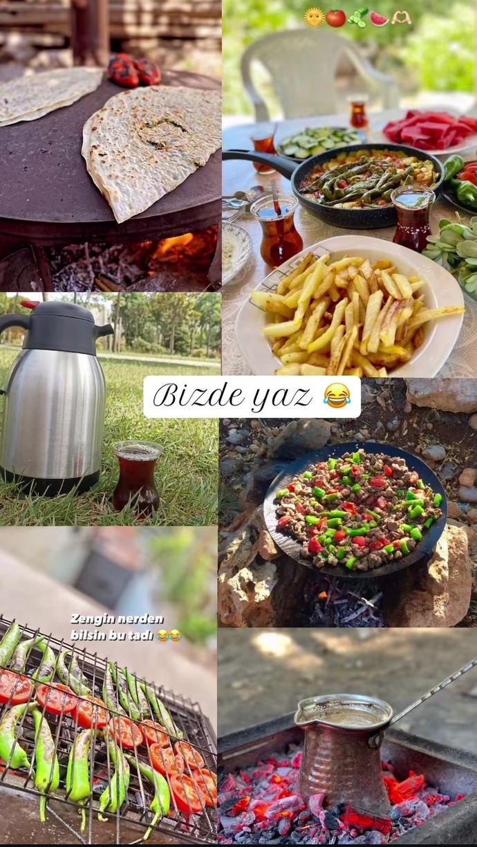 Piknik zamanı geldiğine göre 🌞🍅🍉♥️💚
