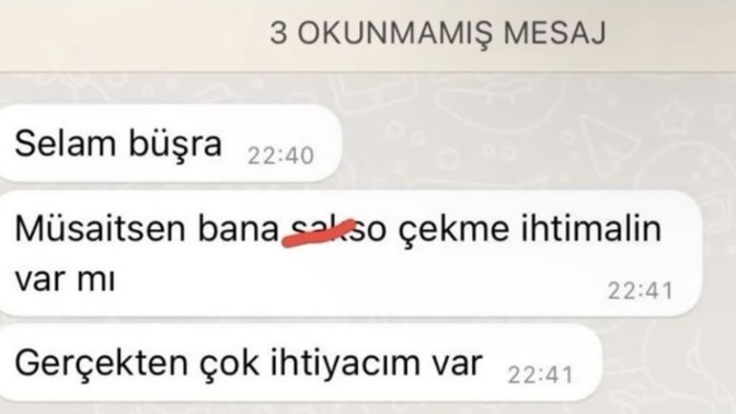 Aldığınız en iğrenç mesaj neydi?