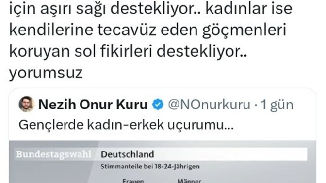 Kadının milliyetinin olmadığı gerçeği?