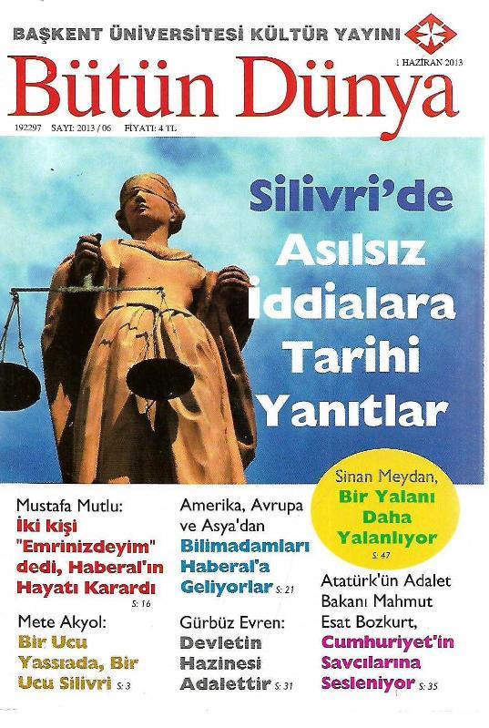 Başkent Üniversitesinin yayınladığı BÜTÜN DÜNYA dergisini biliyor musunuz?