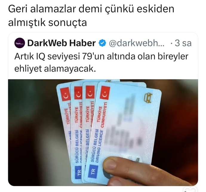 Ehliyetiniz var mı? Yoksa yandınız?