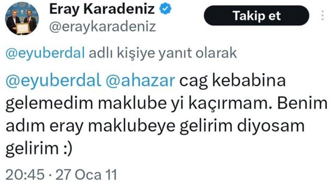 Tutuklanan CHP’li Hakan Bahçetepe yerine AKP'li Eray Karadeniz' seçilmiş. Ee ne diyorsunuz bu işe?