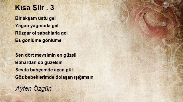 Aşkı tek cümle anlatın desem ne söylersiniz?