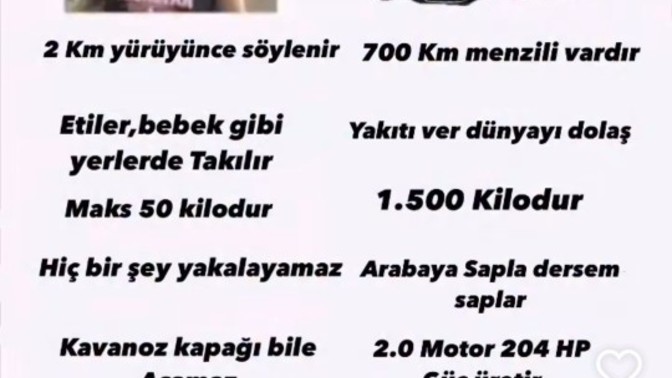 Sevgili mi araba mı?
