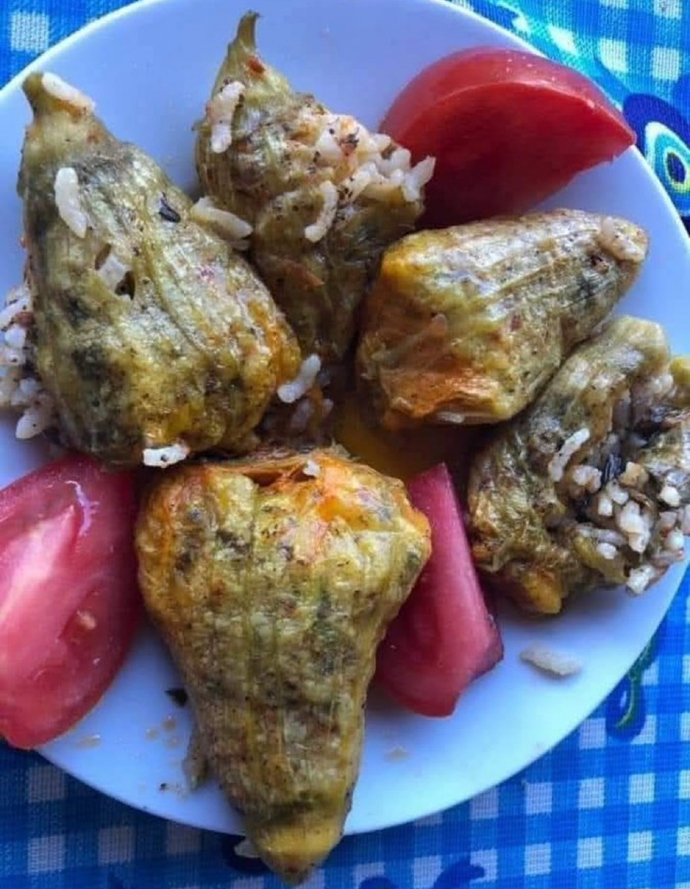 Kabak çiçeği dolması hiç yediniz mi?