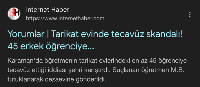 Tarikat evinde 45 çocuğa t€cavüz?