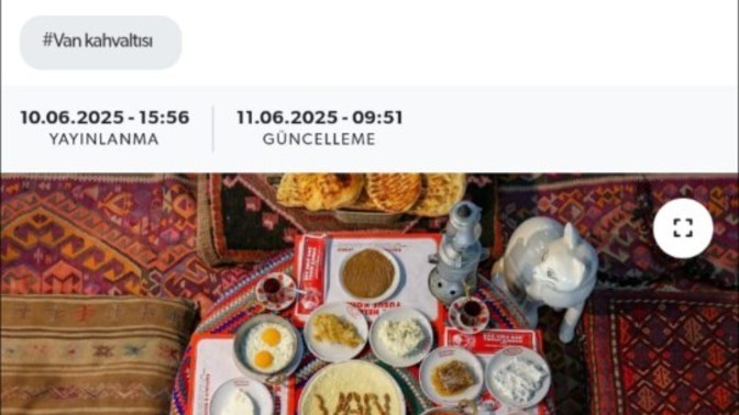 Van kahvaltısını deneyen oldu mu?