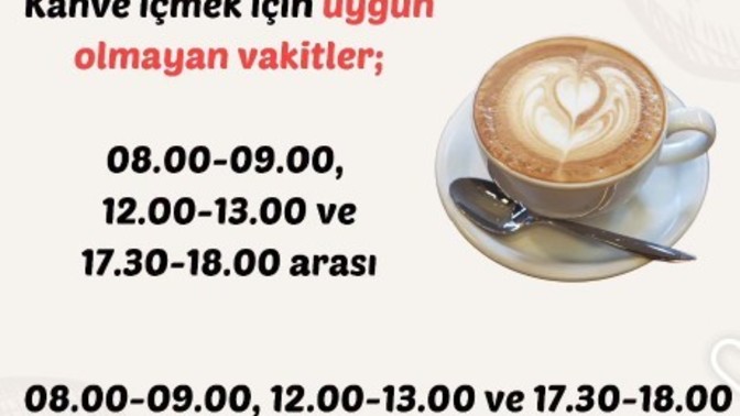 Kahve içme saatiniz var mı sizin de?