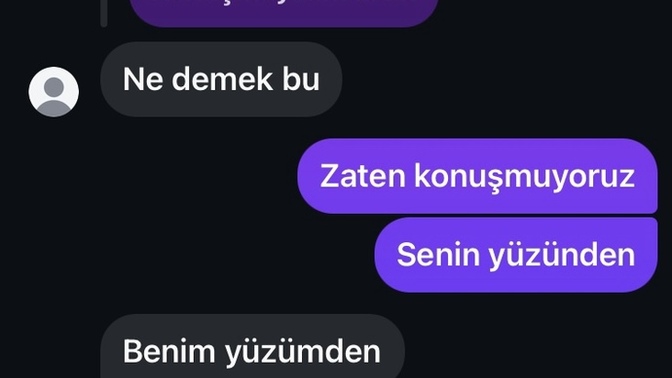 Bunu yazdım sevgilime ayrıldım?