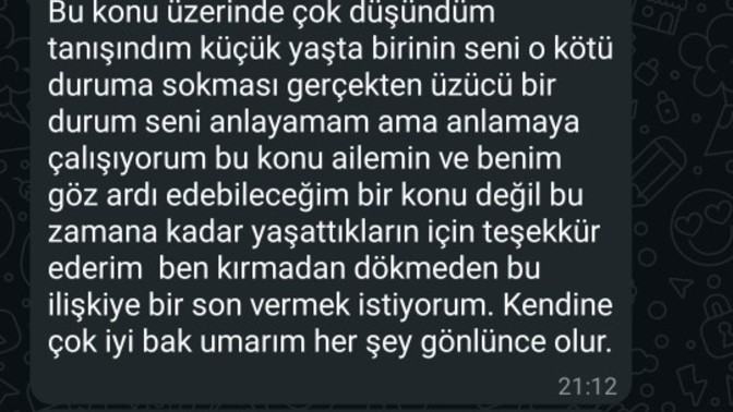 ELİMDE OLMAYAN ŞEYLER YÜZÜNDEN TERK EDİLMEK?