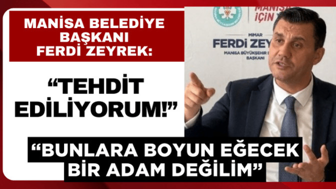 Manisa Büyük Şehir Belediye Başkanı Ferdi Zeyrek'in ölümü kaza mı suikast mi?