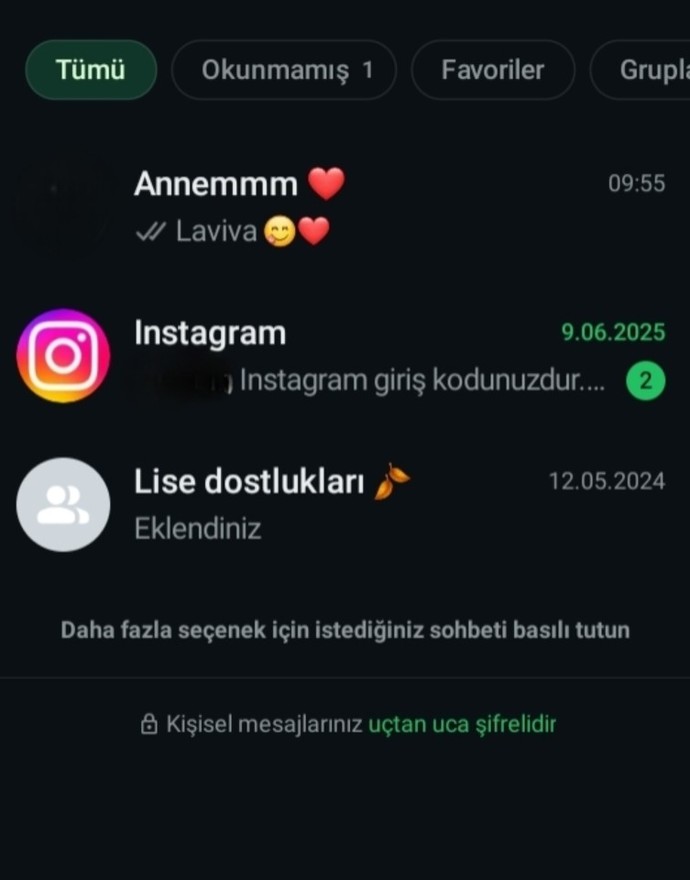 Wp eski mesajları niye kurtarmanın farklı yolları yok?