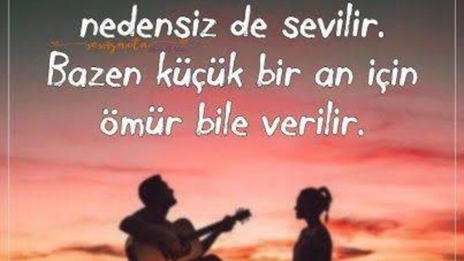 Sevgi anlaşmak değildir nedensiz de sevilir Mİ?