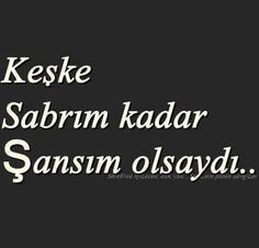 Kendini şanslı görüyormusunuz?