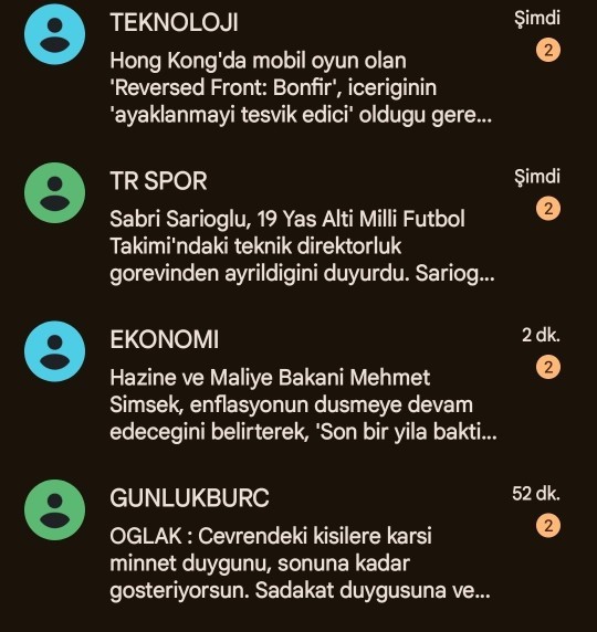 Bunun gibi sürekli farklı farklı mesajlar geliyor, neden olabilir?