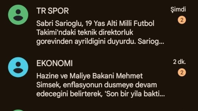 Bunun gibi sürekli farklı farklı mesajlar geliyor, neden olabilir?