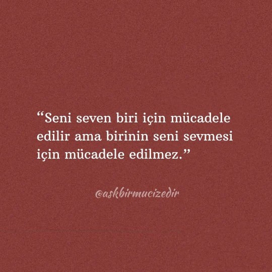 Seni seven için mücadele edermisin?