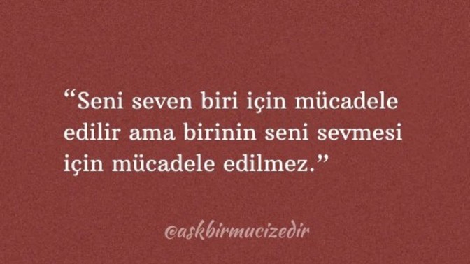 Seni seven için mücadele edermisin?