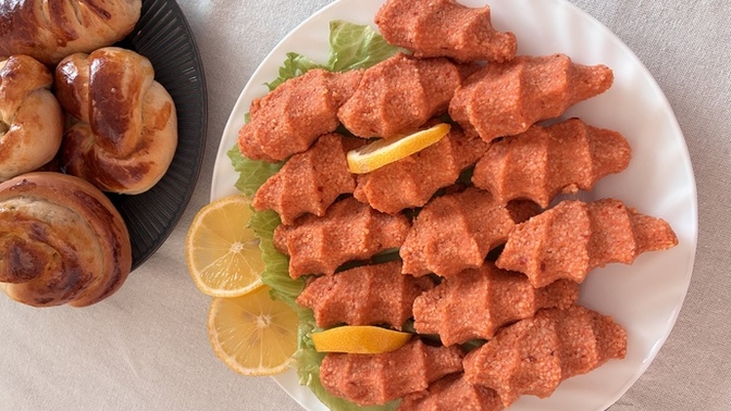 Evde çiğ köfte yaptım, Nasıl görünüyor?