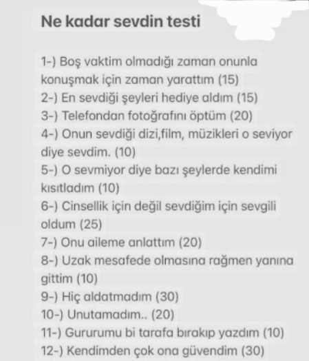 Siz ne kadar sevdiniz?