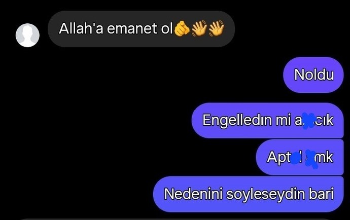 Aranızın çok güzel olduğu bir kişi sizi ansızın engellese napardınız?