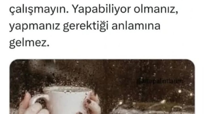Günün mottosu ne?