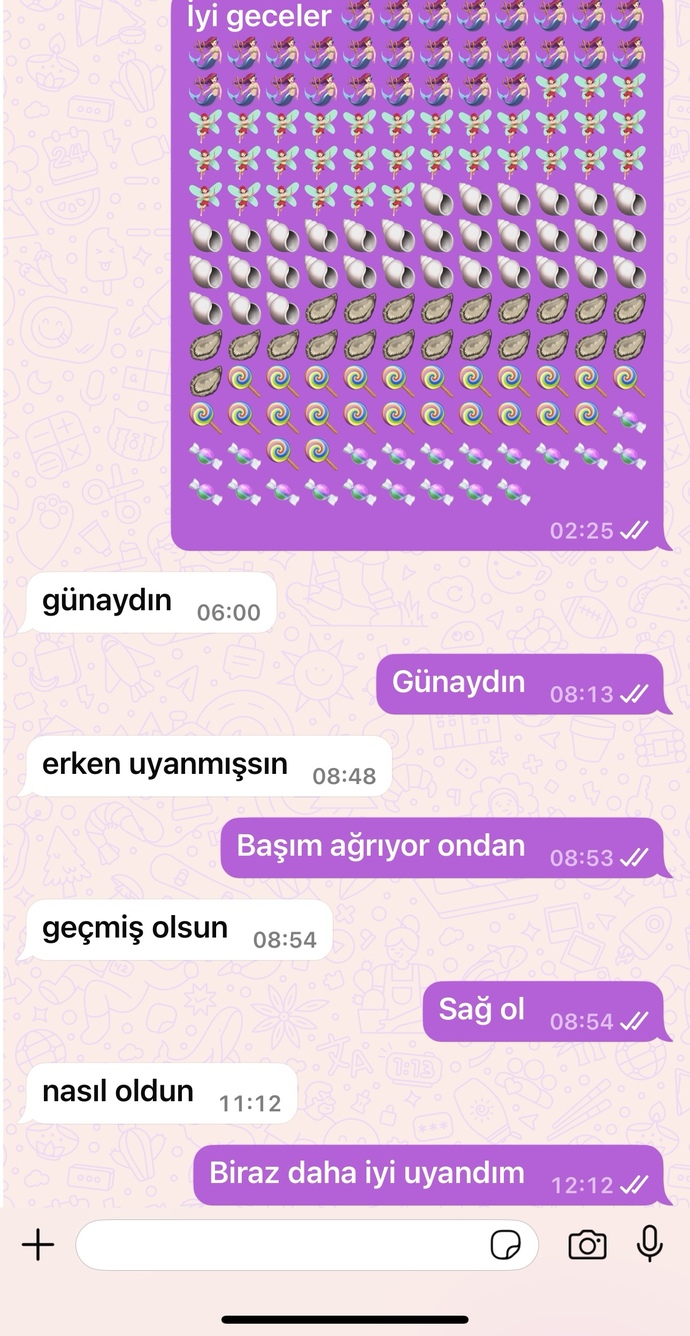 Ayrılıktan önceki konuşmalar mı bunlar?