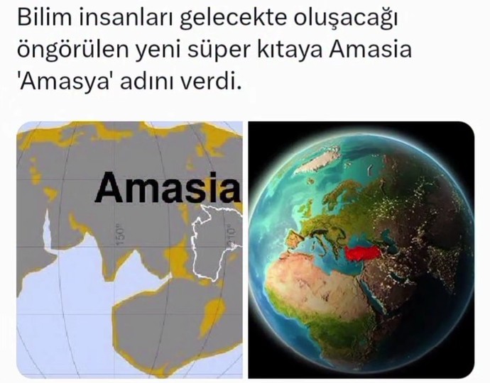 Bilim adamları oluşacağı öngörülen kıtaya Amasia adını vermiş. Evrende yeni bir keşfiniz olsa adı ne olurdu?
