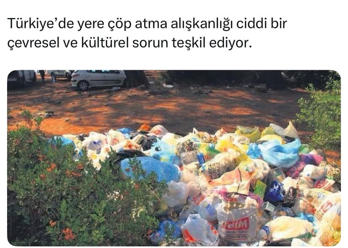 Yola çöp atan birisini gördünüz, bu durumda ne yaparsınız?