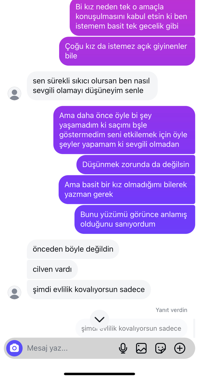 Çocuğun bana dediği şey ağır mı sizce?