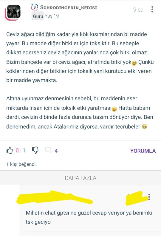 Chatgbt ile normal görüş arasındaki farkı biliyor musunuz😀?