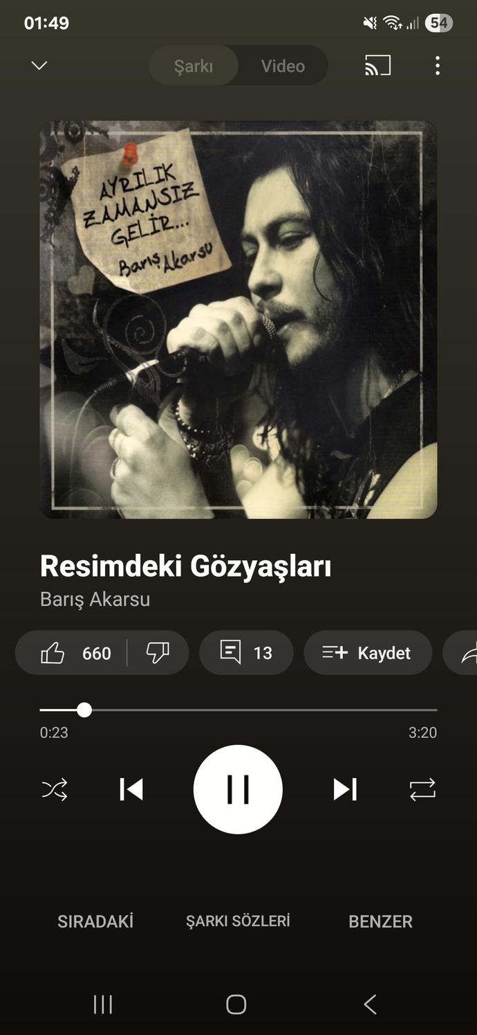 En son ya da şu an hangi şarkıyı dinlediniz/dinliyorsunuz?